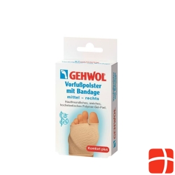 Gehwol forefoot pad with bandage middle right