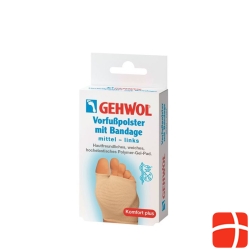 Gehwol forefoot pad with bandage middle left