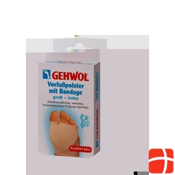 Gehwol Vorfusspolster mit Bandage Gross Links