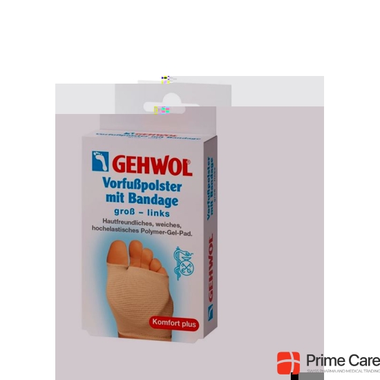 Gehwol Vorfusspolster mit Bandage Gross Links buy online