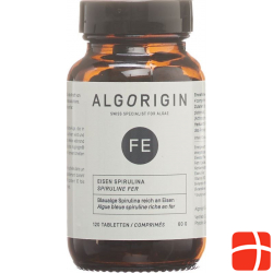 Algorigin Eisen Spirulina Tabletten Flasche 120 Stück