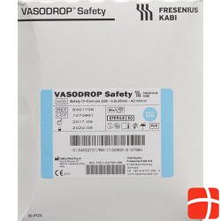 Vasodrop Safety 22g 25mm/s 50 Stück