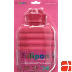 Silipon hot water bottle 1L Pink Made of silicone