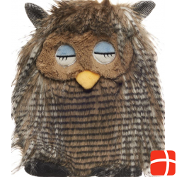 Sänger Hot-water bottle natural rubber plush 0.8L owl