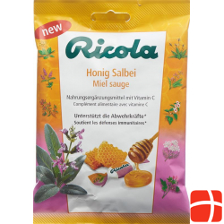 Ricola Honig Salbei mit Zucker Beutel 75g
