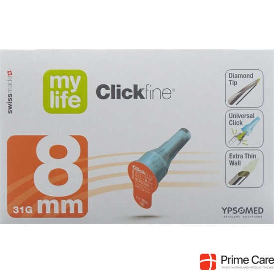 Mylife Clickfine Pen Nadeln 8mm 31g (neu) 100 Stück buy online