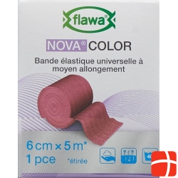 Flawa Novacolor Idealbandage 6cmx5m red