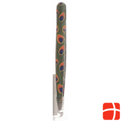 Hausmann Tweezers Slanted Peacock Wildlife Design