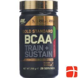 Optimum Bcaa Gold Std.t&s Strawberry&kiwi 266g