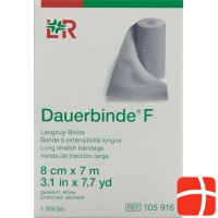L&r Dauerbinde F 8cmx7m
