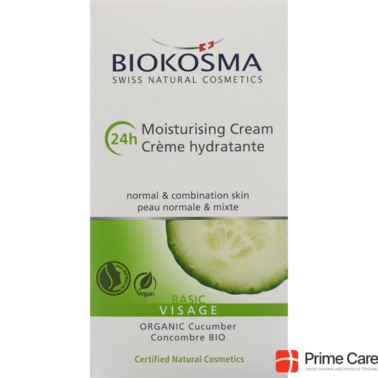 Biokosma Basic 24 Moisturizer Organic Cucumber 30ml