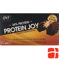Qnt 36% Protein Joy Bar Low Sug Cook&cre 12x 60g
