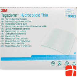 3M Tegaderm Hydrokolloid Thin 10x10cm Quadra 5 Stück