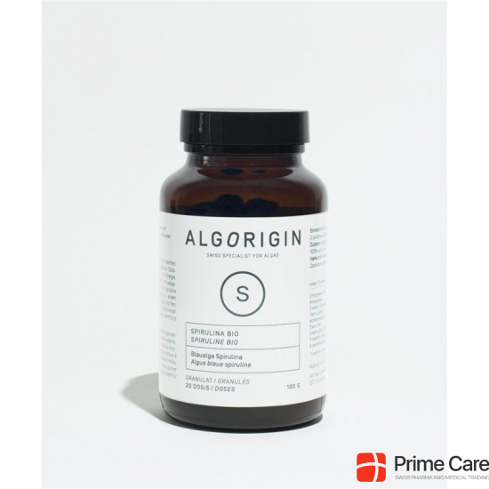 Algorigin Spirulina Granulat Bio Flasche 100g buy online