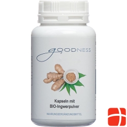 Goodness Bio-Ingwerpulver Kapseln 400mg Dose 90 Stück