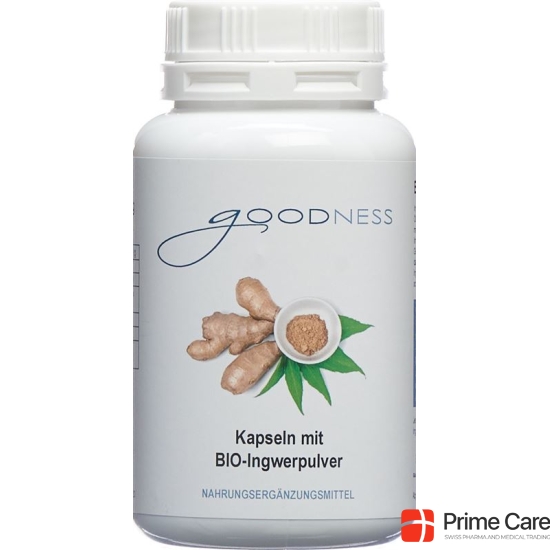 Goodness Bio-Ingwerpulver Kapseln 400mg Dose 90 Stück buy online