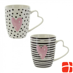 Herboristeria Tasse Pink Heart Ass