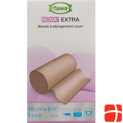 Flawa Nova Extra Short-Stretch Bandage 10cmx5m Skin-Coloured