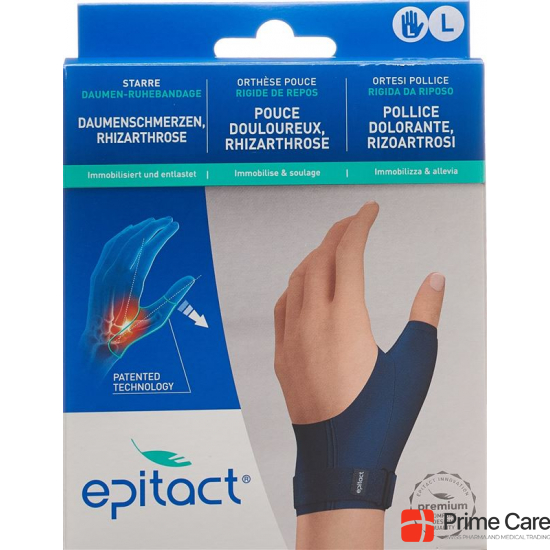 Epitact Rigid Thumb Rest Bandage L Left buy online