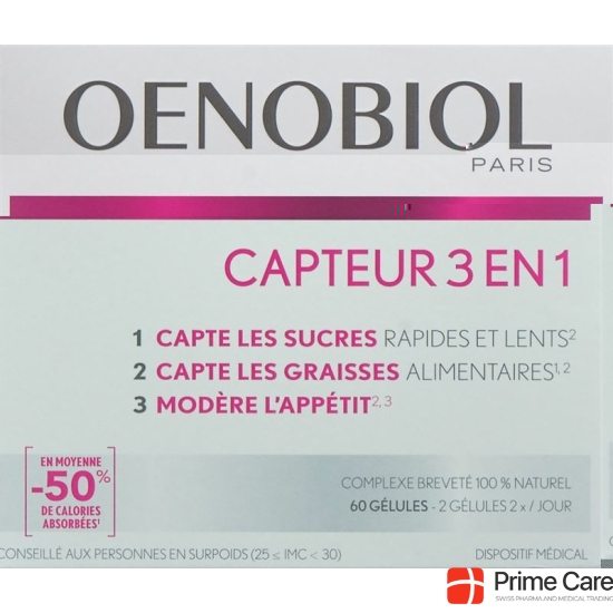 OENOBIOL Binder 3 in 1 Kaps 60 pcs