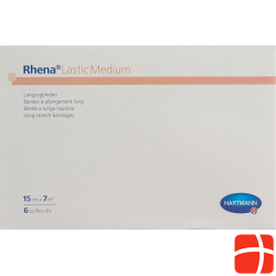 Rhena Lastic Medium 15cmx7m Hautfarbig 6 Stück