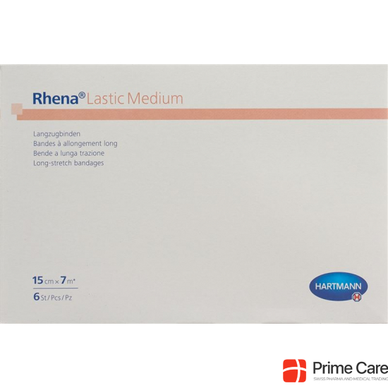 Rhena Lastic Medium 15cmx7m Hautfarbig 6 Stück buy online