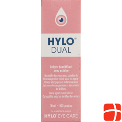 Hylo-Dual Eye drops bottle 10ml