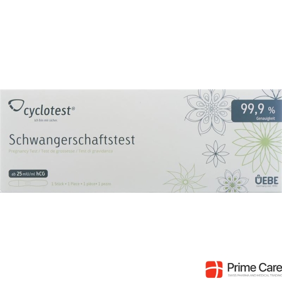 Cyclotest pregnancy test