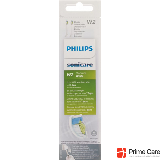Philips Sonicare Optimalwhite Bh Hx6062/10 2 pieces buy online