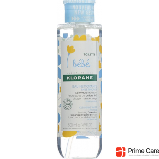 Klorane Bebe micelle cleansing lotion without rinsing 500ml buy online