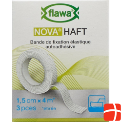 Flawa Nova Haft Cohesive Gauze bandage 1.5cmx4m 3 Stück