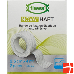 Flawa Nova Haft Cohesive Gauze Bandage 2.5cmx4m 2 Pieces