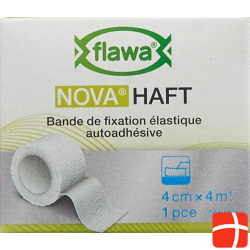 Flawa Nova Haft Cohesive Gauze Bandage 4cmx4m