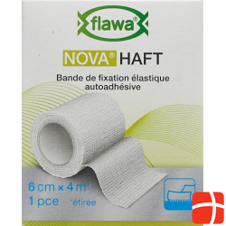 Flawa Nova Haft Cohesive Gauze Bandage 6cmx4m