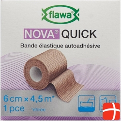 Flawa Nova Quick cohesive rice binding 6cmx4.5m tan