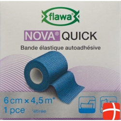 Flawa Nova Quick cohesive rice binding 6cmx4.5m blue