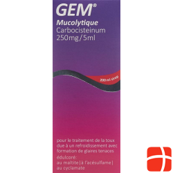 Gem Mucolyticum Sirup Flasche 200ml