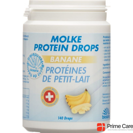 Biosana Molke Protein Drops Banane 140 Stück buy online