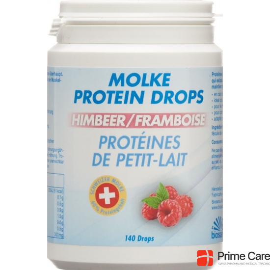 Biosana Molke Protein Drops Himbeer 140 Stück buy online