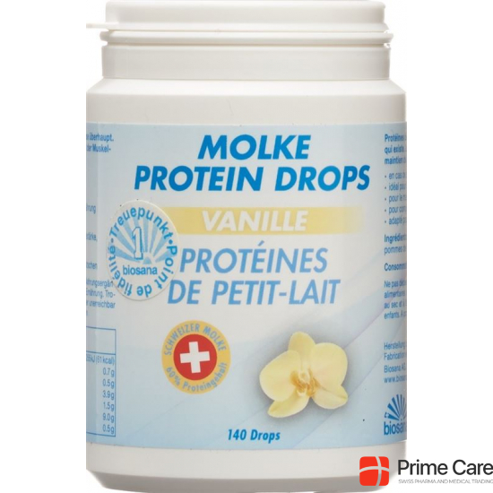 Biosana Molke Protein Drops Vanille 140 Stück buy online