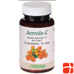 Chrisana Acerola C Lutschtabletten Dose 150 Stück