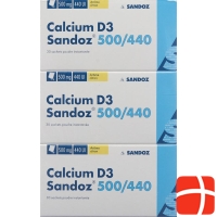 Calcium D3 Sandoz Pulver 500/440 Beutel 90 Stück