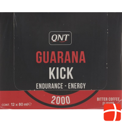 Qnt Guarana Kick 2000 Shot Guarana+caff 12x 80ml