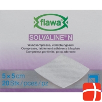 Flawa Solvaline N Kompressen Steril 5x5cm 20 Stück