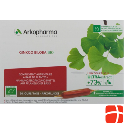 Arkofluide Ginkgo Biloba Trinkampullen Bio 20x 10ml