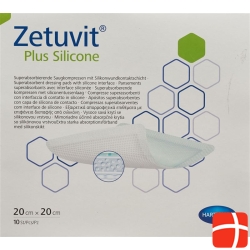 Zetuvit Plus Silicone 20x20cm 10 Stück