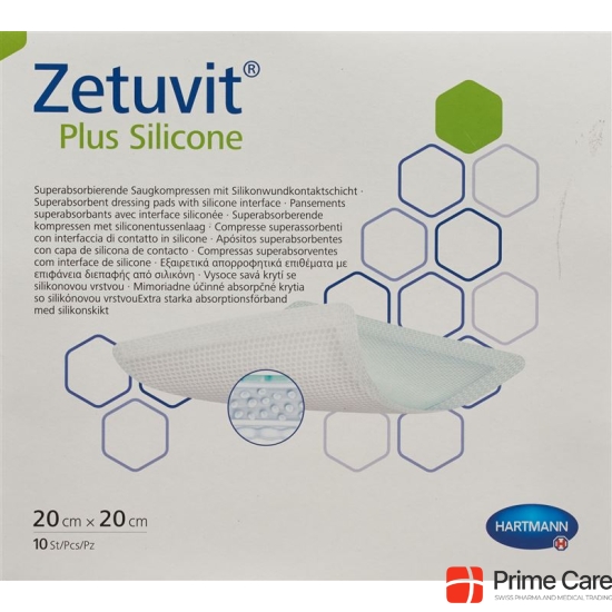 Zetuvit Plus Silicone 20x20cm 10 Stück buy online