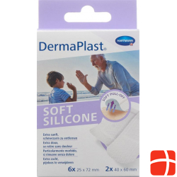 Dermaplast Soft Silicone Strips 8 pieces