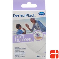 Dermaplast Soft Silicone 6x10cm 5 pieces