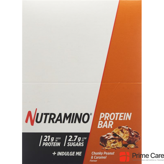 Nutramino Proteinbar Peanut & Caramel 12x 60g buy online